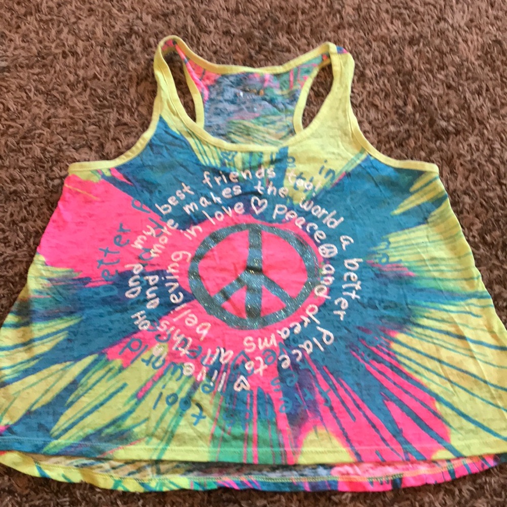 Justice tank top never worn. Size 12